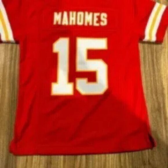/Men's Kansas City Chiefs #15 Patrick Mahomes Jersey - Picture 2 of 4